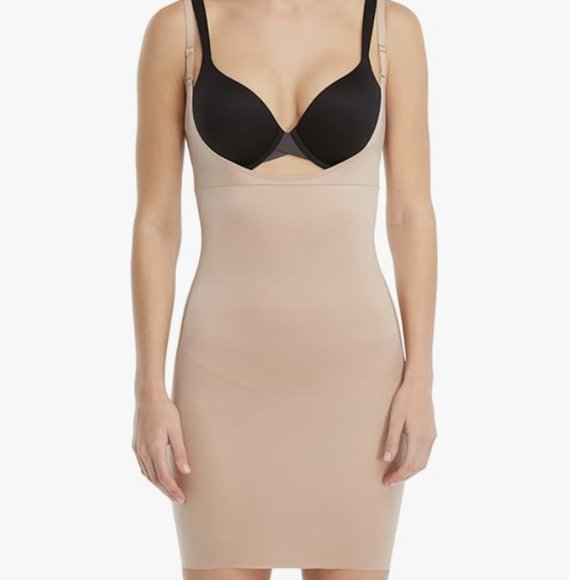 Spanx 10178R Open Bust Slip Dress in Foundation - Picture 1 of 5
